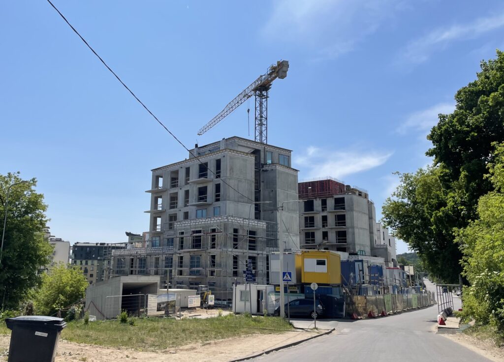 Žvėryno City (Paribio g. 12) - Multi apartment - construction photos