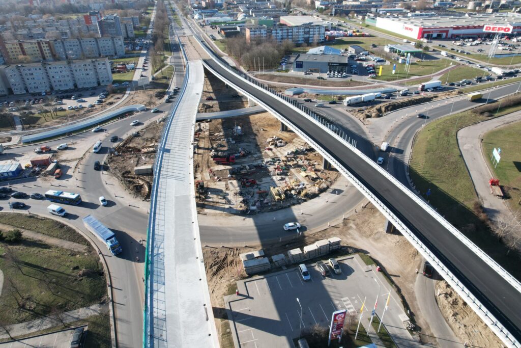 Baltijos pr. žiedinė sankryža (Baltijos pr., Šilutės pl.) - Road - construction photos