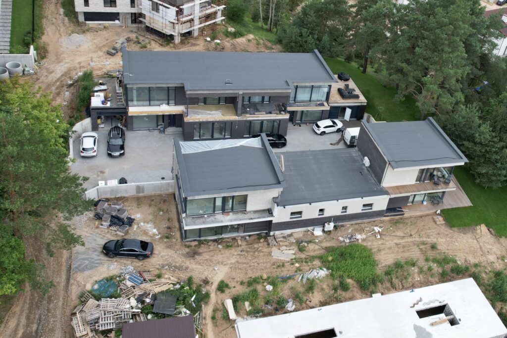 Terasų g. 21 (Terasų g. 21) - Row housing - construction photos