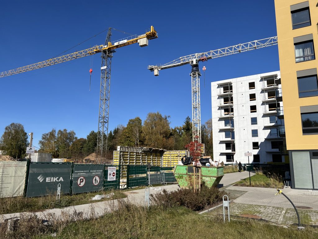 Metų laikai 2 etapas (Visorių g. 27) - Multi apartment - construction photos