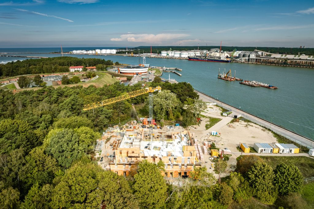 Lietuvos jūrų mūziejaus administracinis pastatas (Smiltynės g. 2) - Cultural center - construction photos