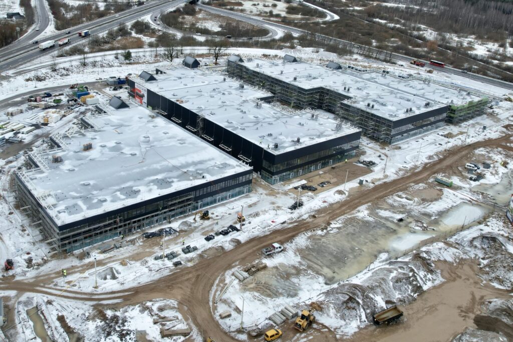 Urban Hub Kaunas 1 etapas (Veterinarų g. 4) - Stock office / Flex space - construction photos