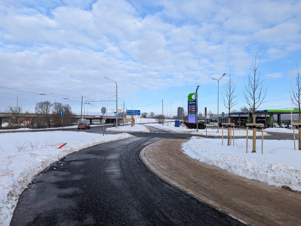 Velosipēdu ceļš Rīga - Ķekava (Mūkusalas iela, Ziepniekkalna iela) - Jalgrattatee - ehituse fotod