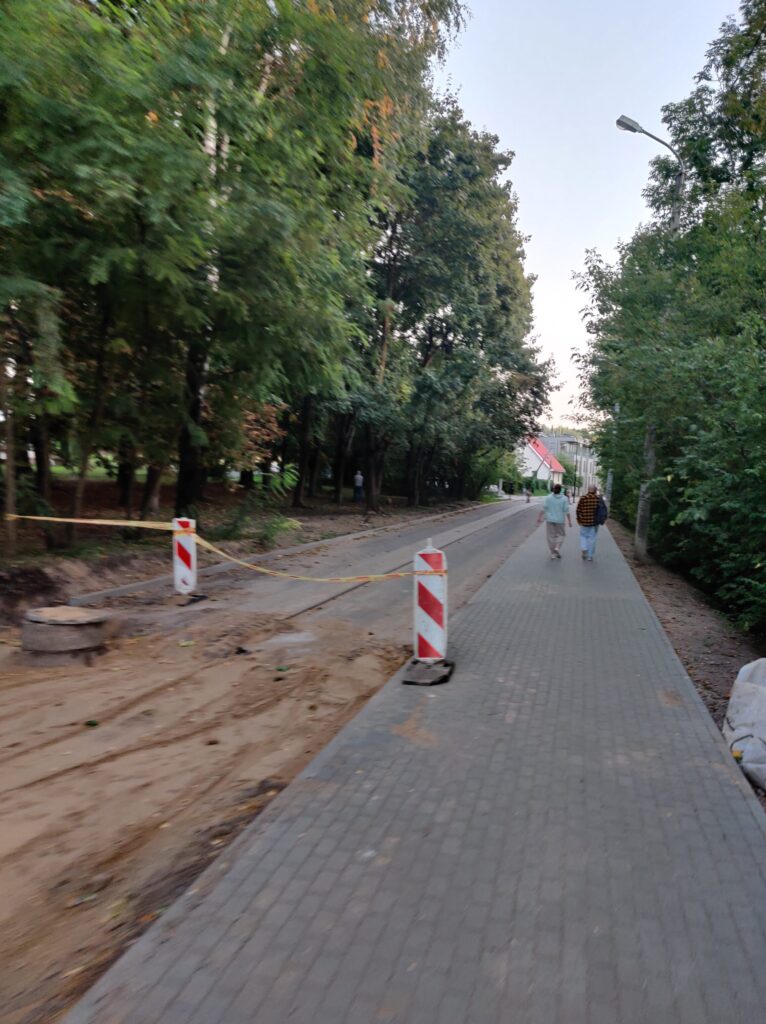 Neries kairiosios krantinės 1 etapas (B atkarpa) (Sluškų g., P. Vileišio g.) - Jalgrattatee, Promenaad - ehituse fotod