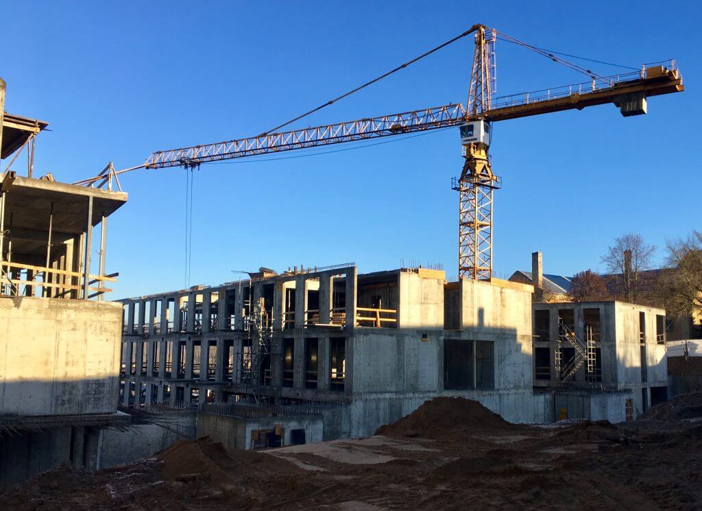 Misionierių sodai (Subačiaus g. 20) - Multi apartment - construction photos