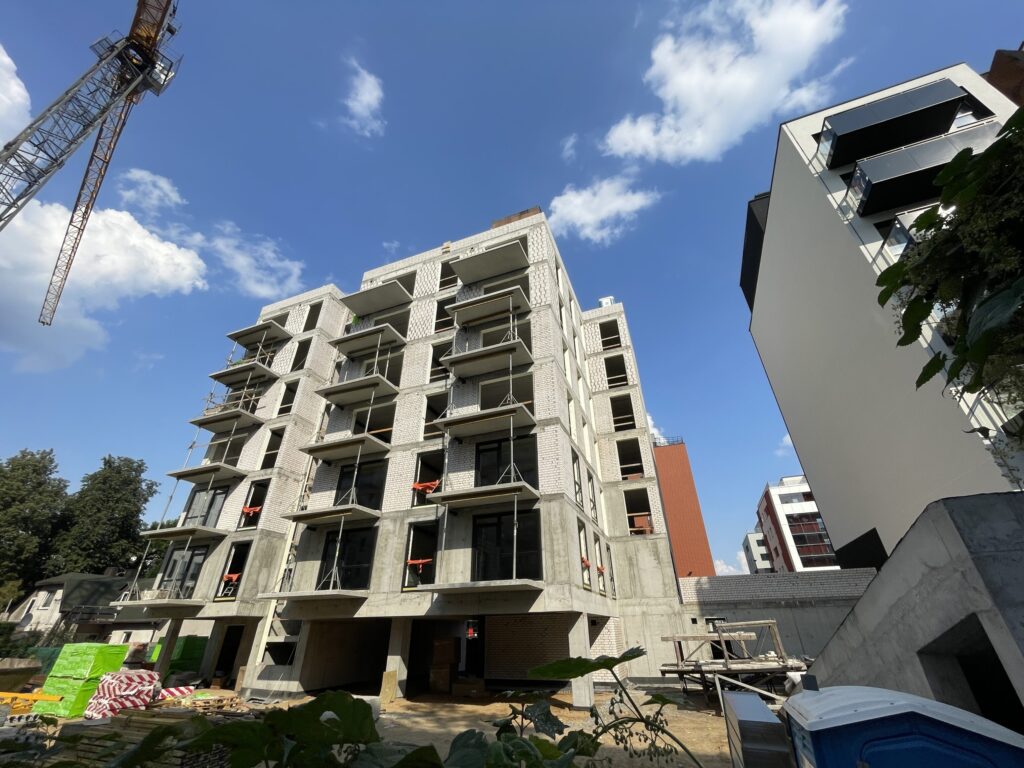 Kernavės aveniu 3 etapas (Kernavės g. 16A) - Multi apartment - construction photos