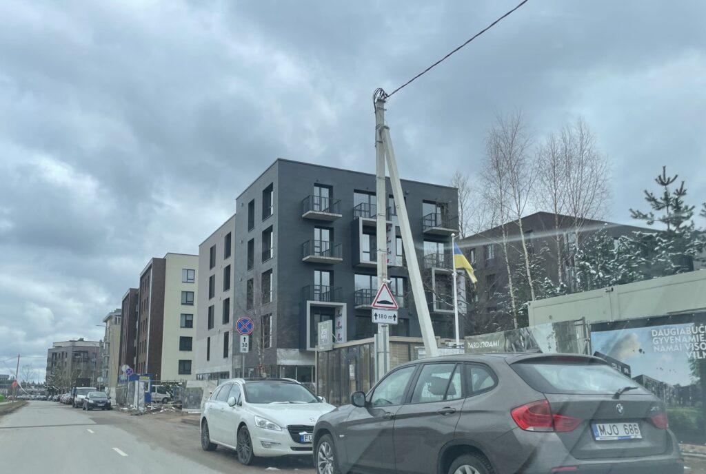 Visi savi (Visorių g. 10) - Multi apartment - construction photos