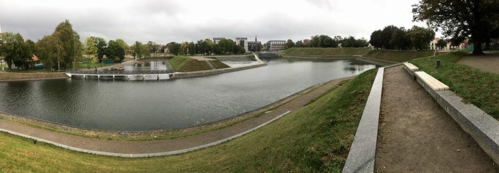 Jono kalnelis (Pylimo g. 2A) - Ūdenstilpnes krasts - būvdarbu attēli