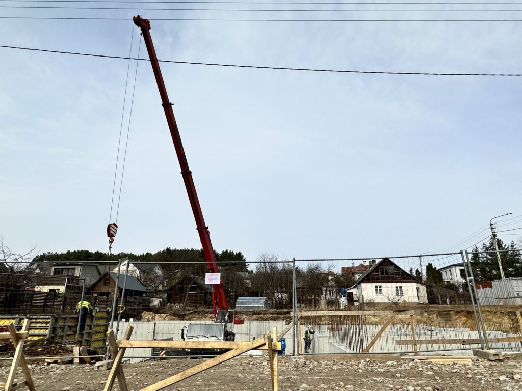 Batoro 34 (Stepono Batoro g. 34) - Multi apartment, Office center - construction photos