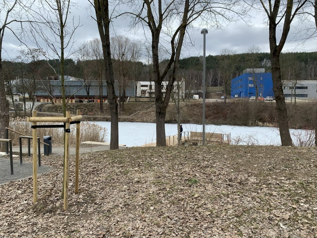 Neries senvagės slėnis (Linkmenų g.) - Bike path, Park - construction photos