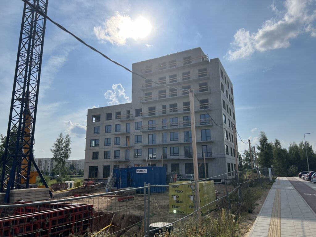 Martyno namai 3 etapas (A korpusas) (M. Mažvydo g. 30) - Multi apartment - construction photos