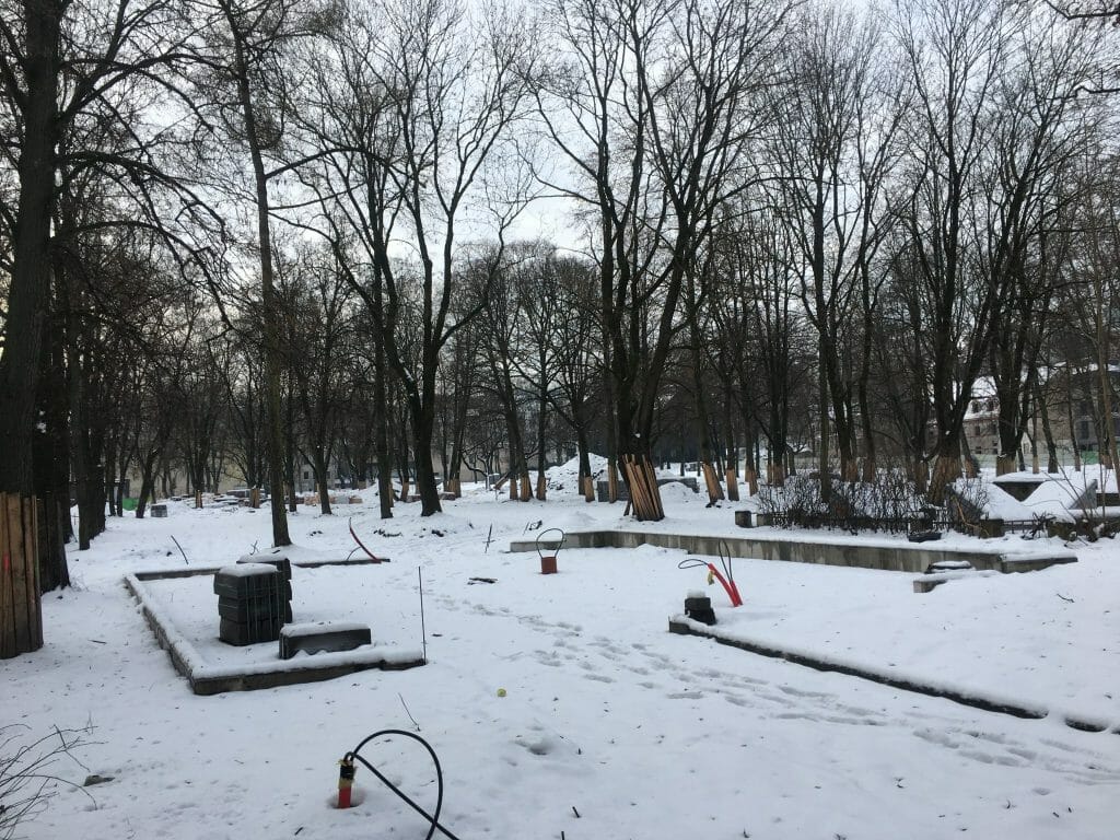 Reformatų parkas (Pylimo g.) - Parkas - statybų nuotraukos