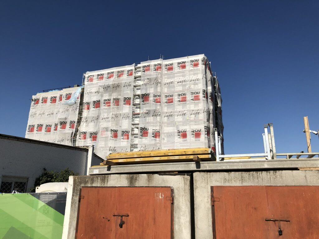 Miesto ritmu (Žalgirio g. 106A) - Multi apartment - construction photos