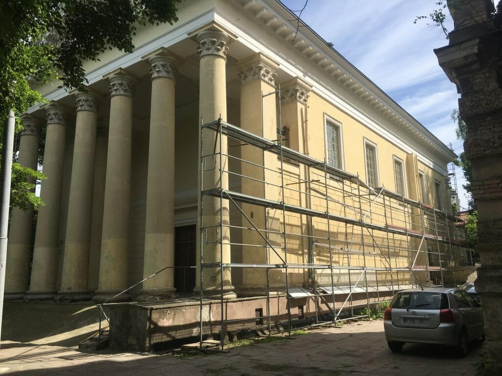 Evangelikų Reformatų bažnyčios komplekso rekonstrukcija (Pylimo g. 18) - Cultural center - construction photos