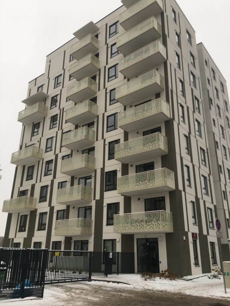 Namų pynės (Tuskulėnų g. 33) - Multi apartment - construction photos