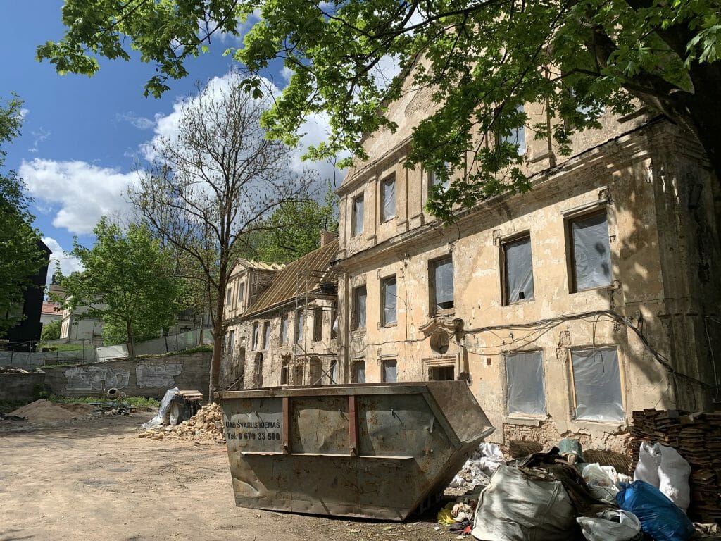 Reformatų Sinodo rūmai (Pylimo g. 7) - Multi apartment - construction photos