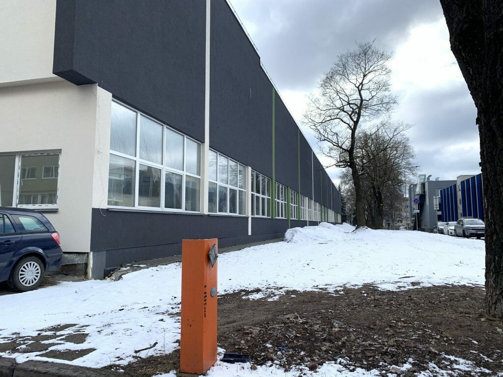 Naujamiesčio lengvosios atletikos maniežas (Žemaitės g. 6) - Sports arena - construction photos