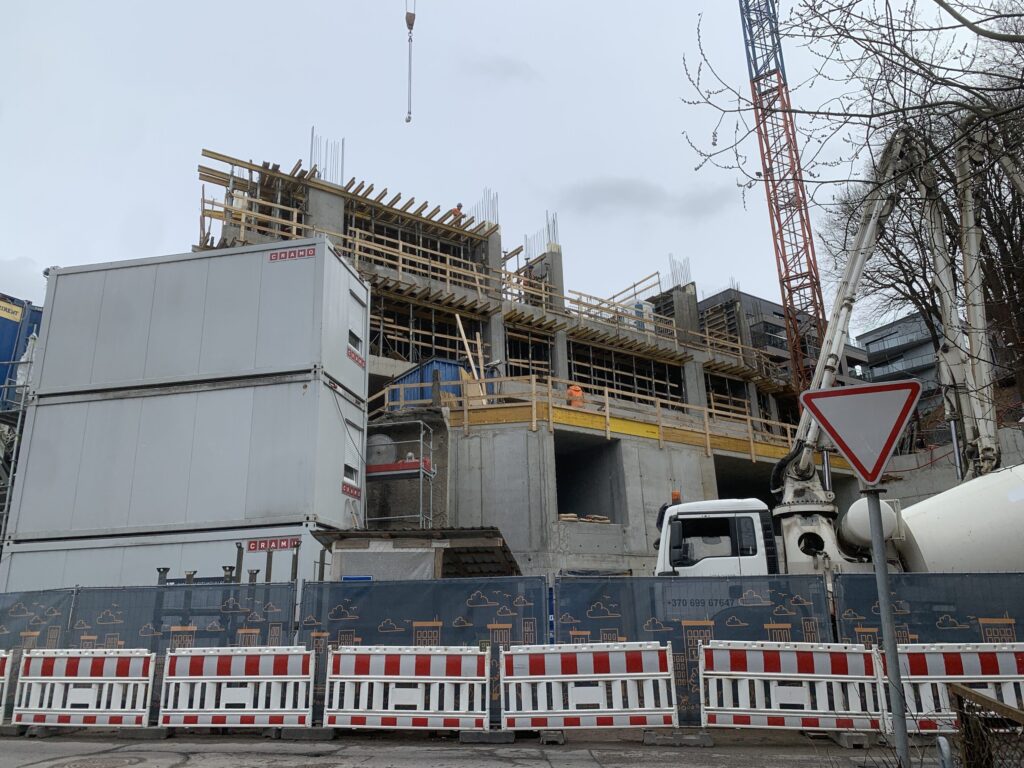 Matau Vilnių 4 etapas (Aludarių g. 1) - Daugiabutis - statybų nuotraukos