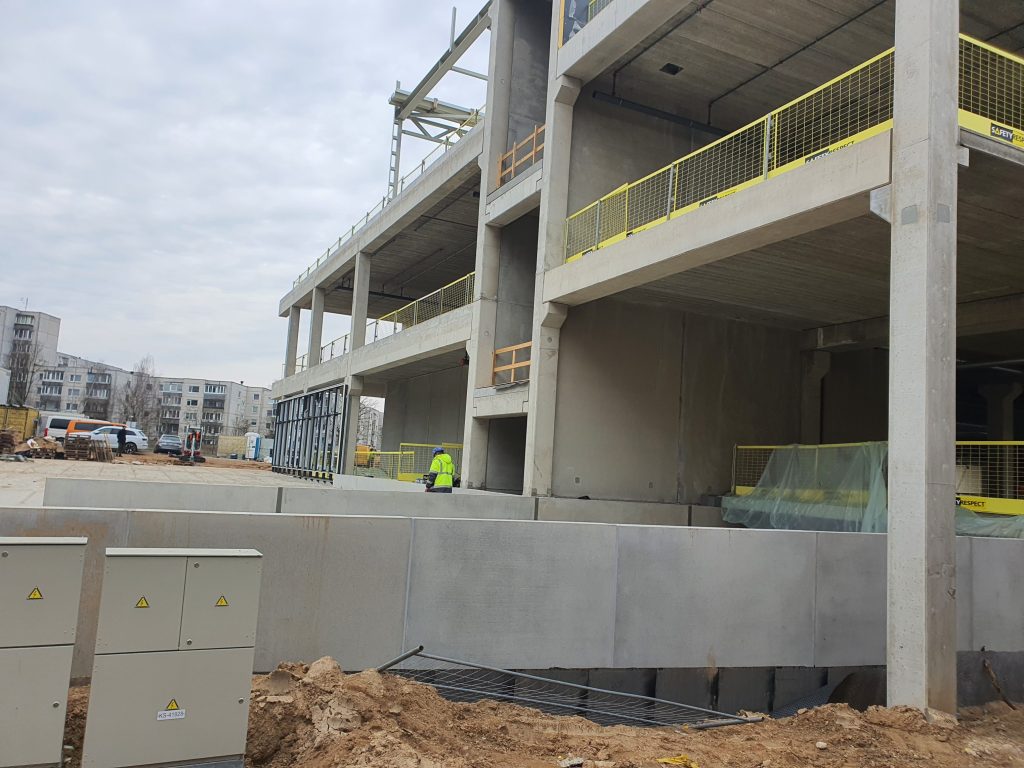 PC PIKAS (Ukmergės g. 221) - Shopping center - construction photos