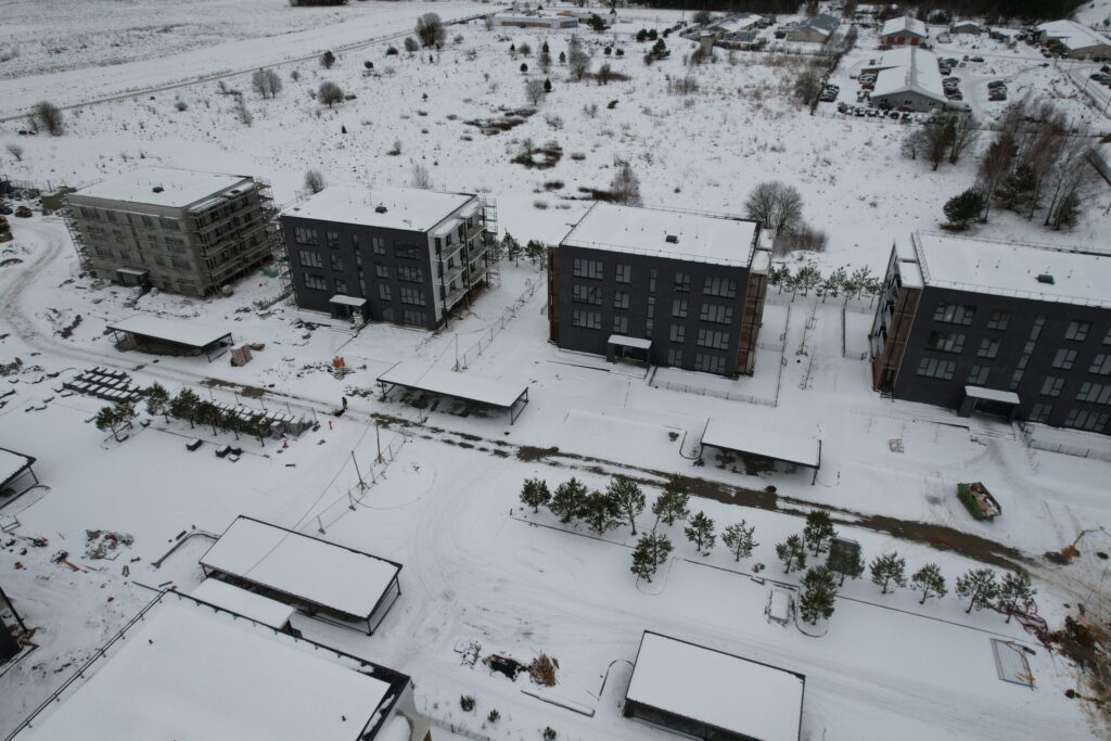 Naujosios Santariškės 4 etapas (Santariškių g. 80) - Multi apartment - construction photos