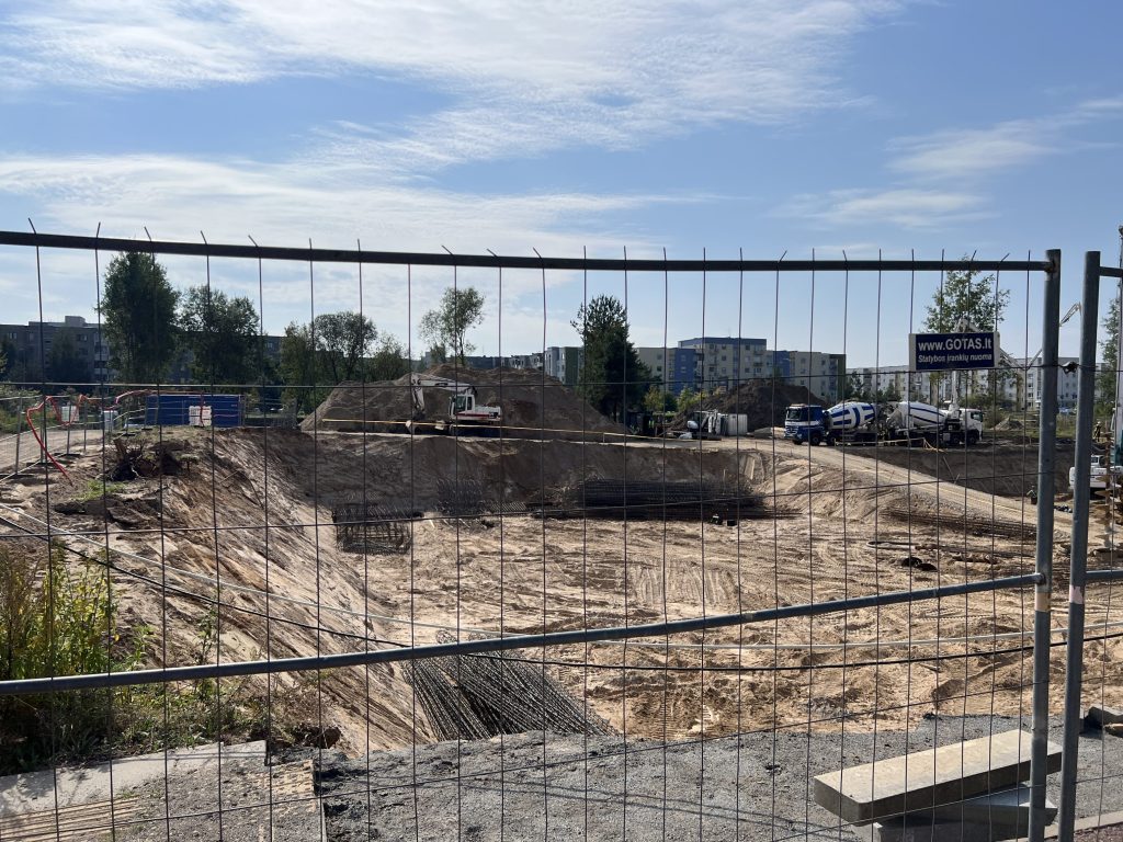 Martyno namai 4 etapas (M. Mažvydo g. 26, Pajautos g. 4A) - Multi apartment - construction photos