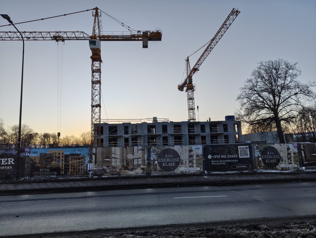 Algirdo alėja (A namas) (Algirdo g. 77) - Daugiabutis, Verslo centras - statybų nuotraukos
