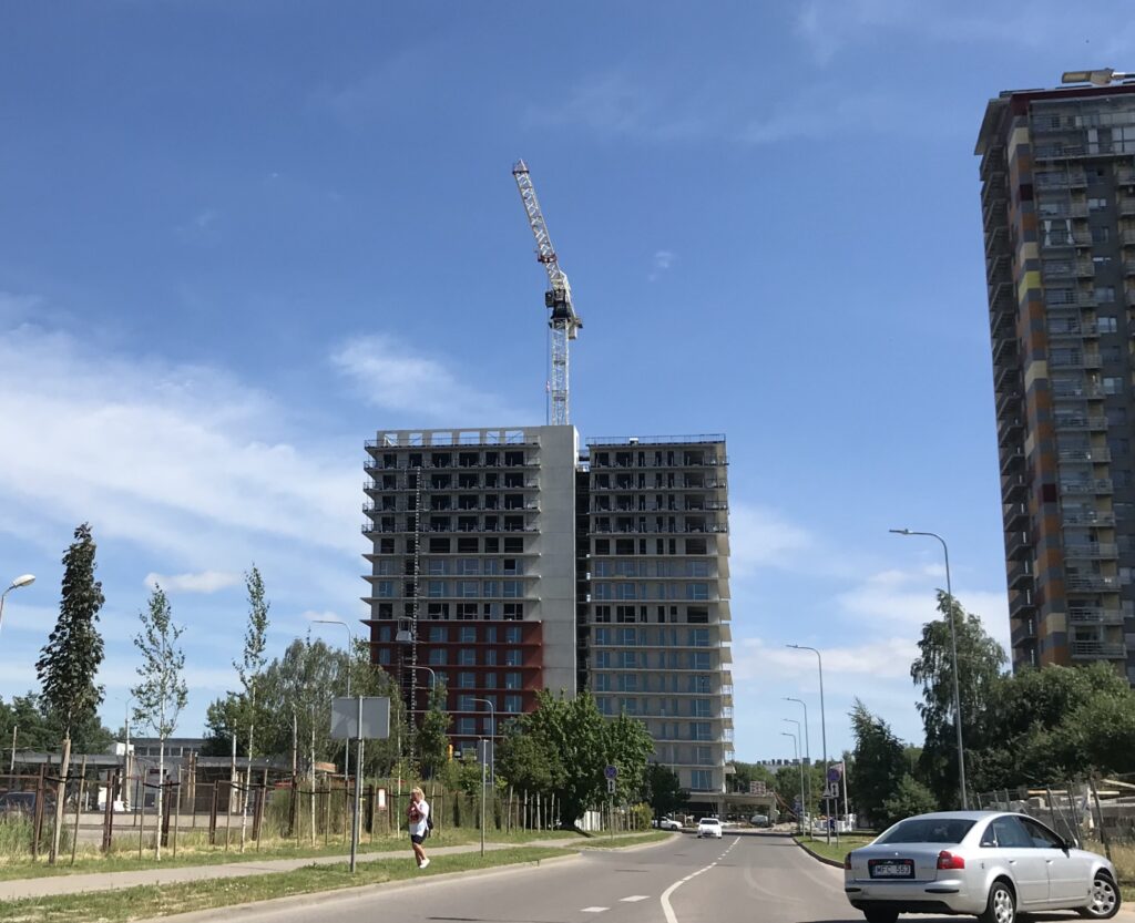 Skylum 1 etapas (Viršilų g. 6) - Daugiabutis - statybų nuotraukos