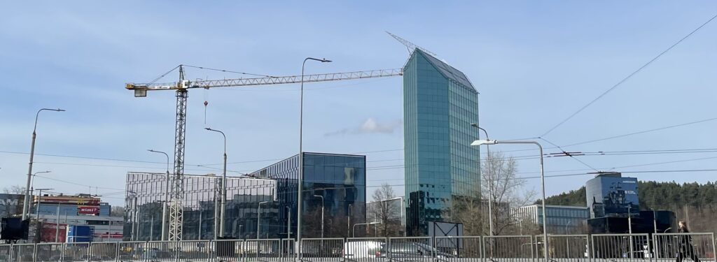 Teltonika Saltoniškių g. (Saltoniškių g. 14) - Office center - construction photos