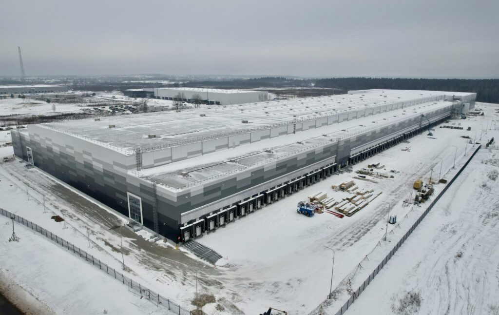 LIDL logistikos centras Jogėliškių g. 1 (Jogėliškių g. 1) - Warehouse / Distribution center - construction photos