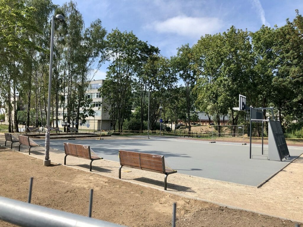 Neries senvagės slėnis (Linkmenų g.) - Bike path, Park - construction photos