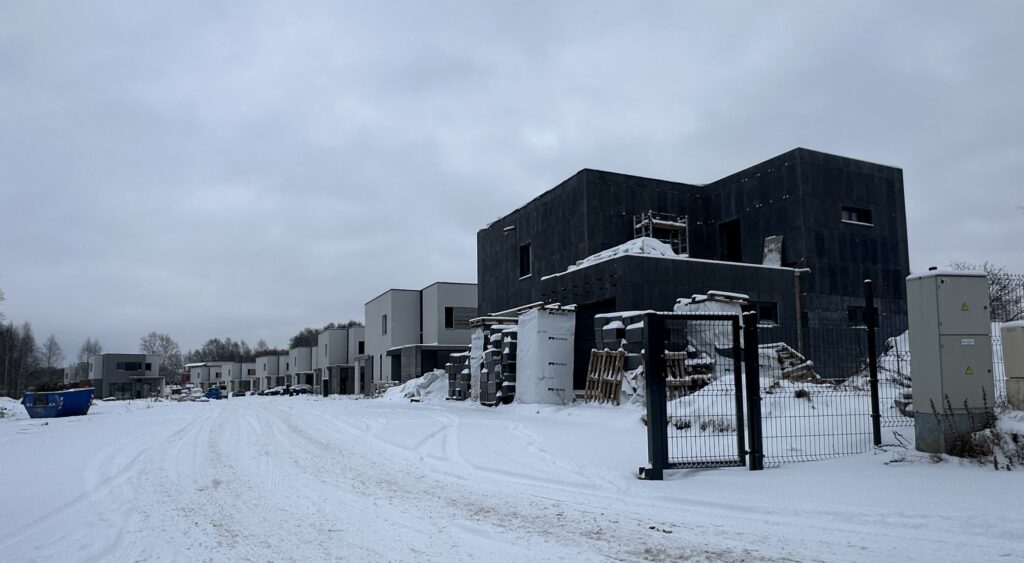 Pupojų parkas 2 etapas (namai 4 - 9) (Skaisterių g. 9, 11, 13, 15, 17, 19) - Row housing - construction photos