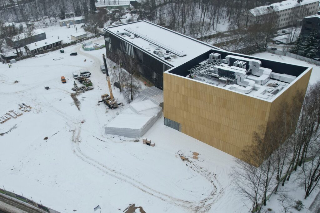 LMTA miestelis 1 etapas (Teatro ir kino fakultetas, Mažasis salių blokas) (Olandų g. 21A) - Higher education - construction photos