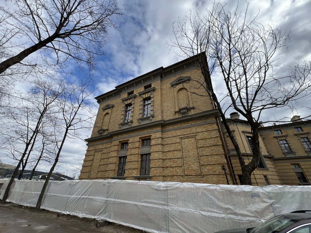 Vrublevskių bibliotekos rekonstrukcija (Žygimantų g. 1) - Library - construction photos