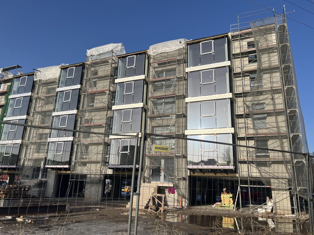 Skandea (V. Krėvės pr. 28B) - Multi apartment - construction photos