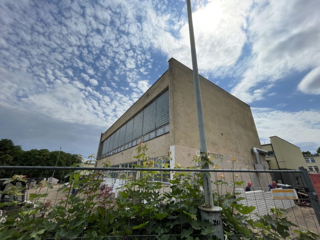 Žirmūnų gimnazijos baseino rekonstrukcija (Žirmūnų g. 37) - Pool - construction photos