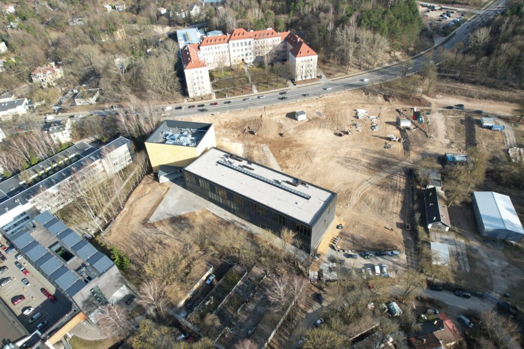 LMTA miestelis 1 etapas (Teatro ir kino fakultetas, Mažasis salių blokas) (Olandų g. 21A) - Higher education - construction photos