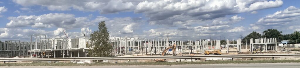 Urban Hub Kaunas 1 etapas (Veterinarų g. 4) - Stock office / Flex space - construction photos