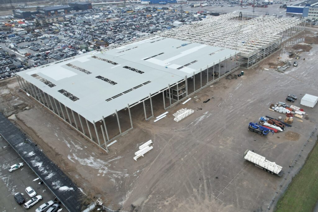 DEPO Taikos pr. (Taikos pr. 141A) - Shopping center - construction photos