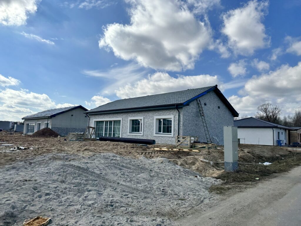 Grendavės g. 34A, 34A, 34C, 34D, 34E (Grendavės g. 34A, 34A, 34C, 34D, 34E) - Private house community - construction photos