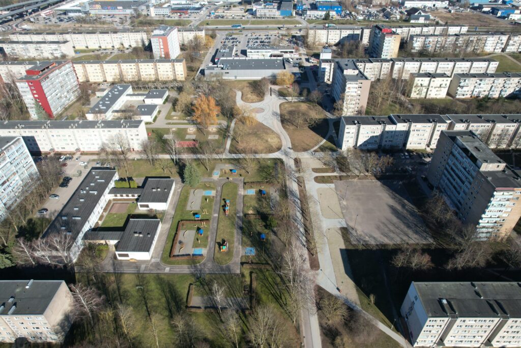 Neringos skveras (Šilutės pl.) - Square - construction photos