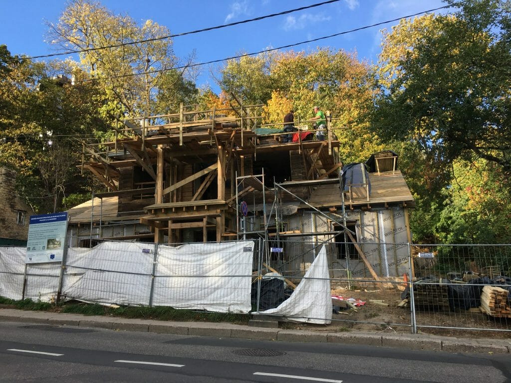 Medinės architektūros muziejus (Polocko g. 52) - Museum - construction photos