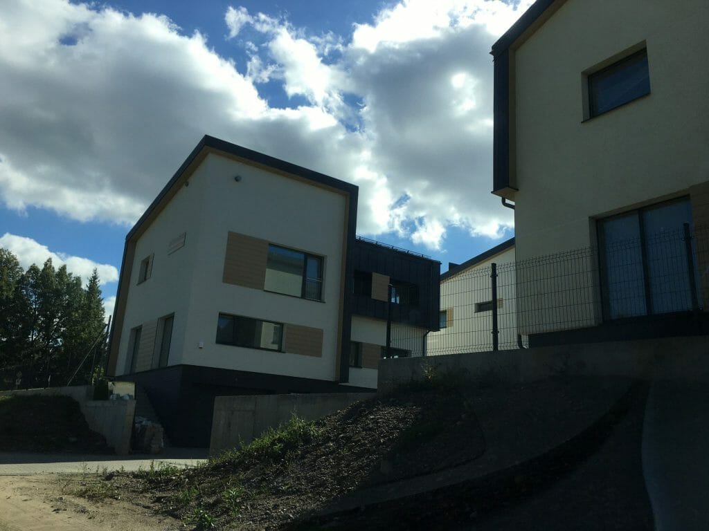 Antakalnio šilas (Pylimėlių g. 33) - Sublokuoti namai - statybų nuotraukos
