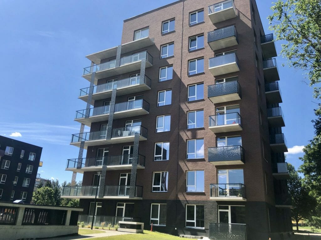 Veikmės Parko namai (Didlaukio g.) - Multi apartment - construction photos