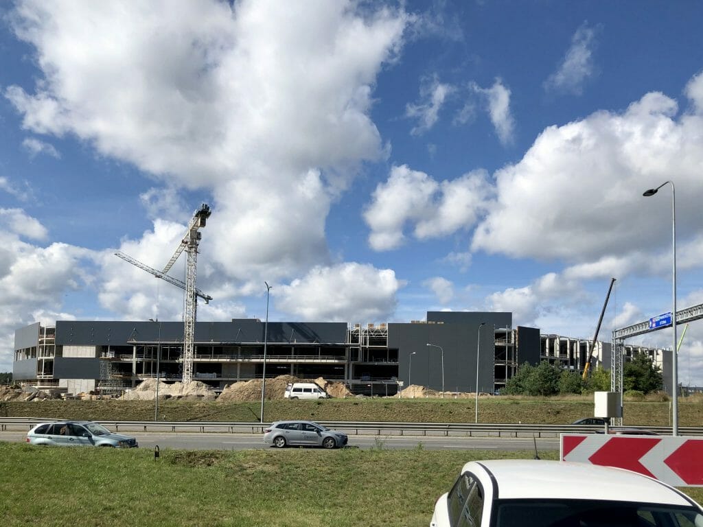 Vilnius OUTLET (Vytauto Pociūno g. 8) - Shopping center - construction photos