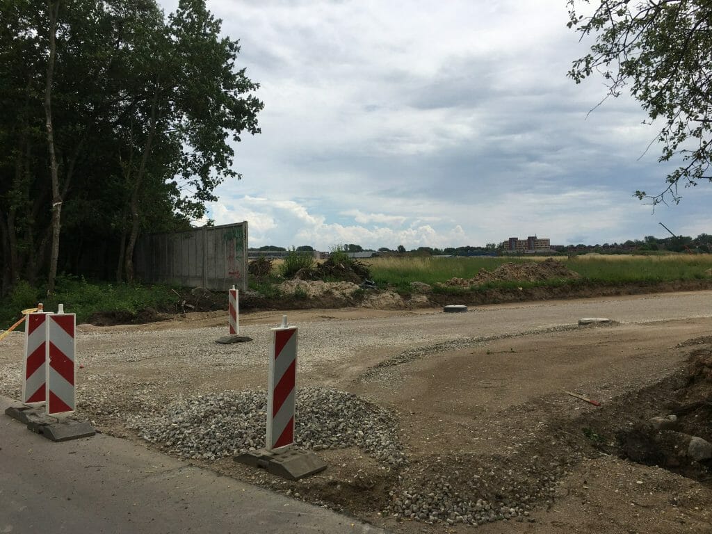 Aleksoto inovacijų pramonės parkas (Europos pr. 27) - Street - construction photos