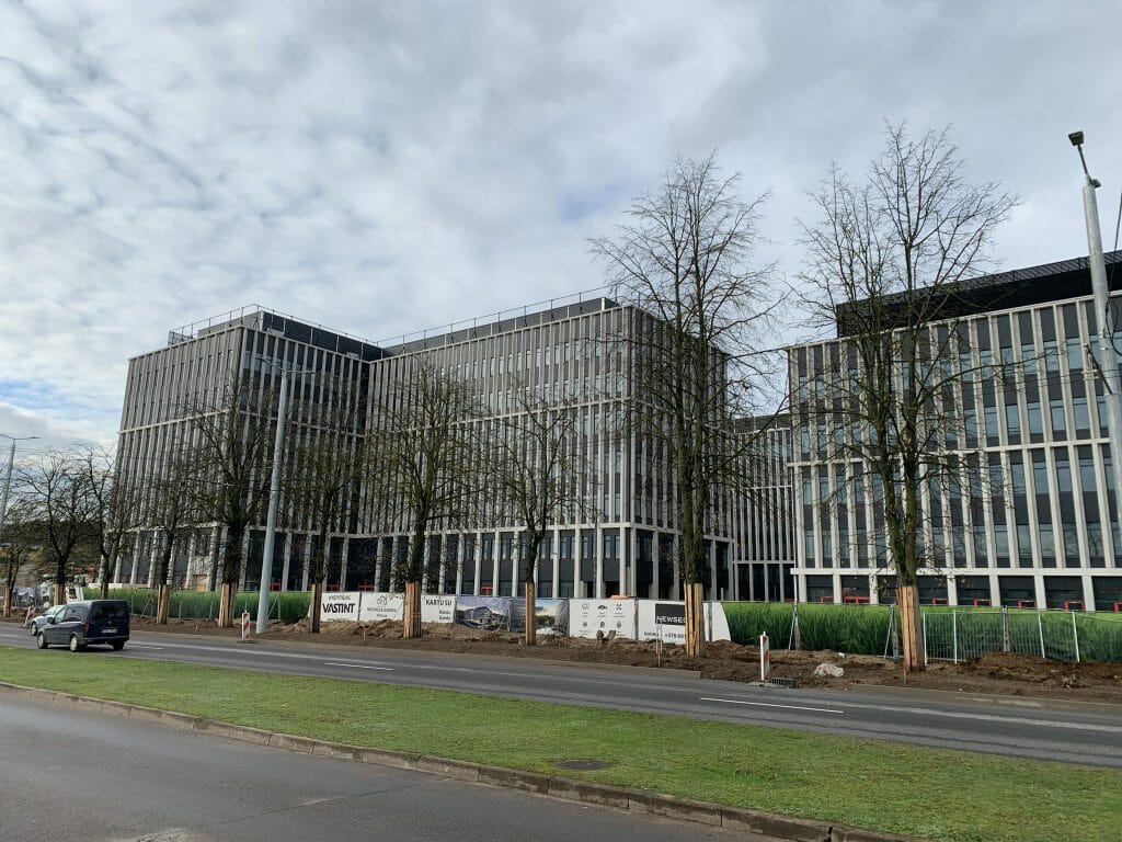 Business Garden Vilnius 1 etapas (Laisvės pr. 10) - Office center - construction photos