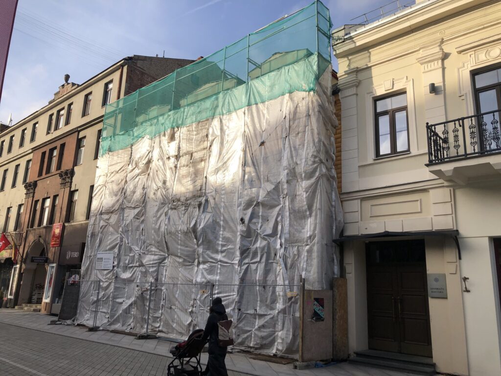 Laisvės al. 44 (Laisvės al. 44) - Office center - construction photos