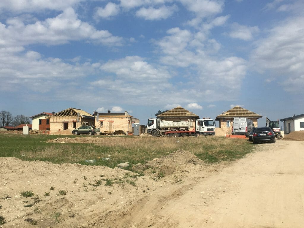 Namai Aleksote (Juozo Vyšniausko g.) - Private house community - construction photos