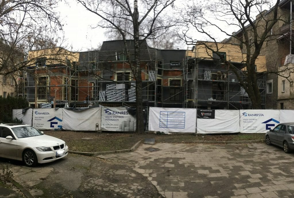 Pylimo g. 12 (Pylimo g. 12) - Row housing - construction photos