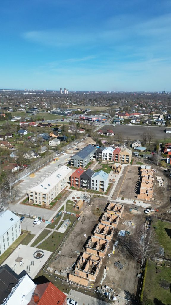 Muuna - 5.kārta (Gaujas iela 5, Mārupe) - Row housing - construction photos
